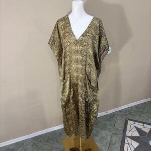 Free Size KANTHA BAE Kanta Split Muu Floral Vintage Brilliant Colors Boho Hippie